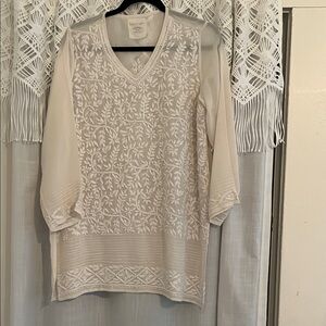 Karyn Seo 100% Silk Blouse size Small